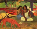 Joyeusete Arearea Postimpresionismo Primitivismo Paul Gauguin
